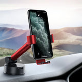 Baseus Gravity Car Mount Dashboard Windshield Phone Bracket Holder Red (SUYL-JY09)