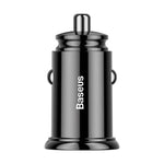 Baseus Circular Plastic Car Charger | PPS | USB A+C 2-In-1 30W Car Charger (CCALL-YS01)