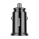 Baseus Circular Plastic Car Charger | PPS | USB A+C 2-In-1 30W Car Charger (CCALL-YS01) - Planet Car Care