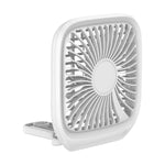 Baseus Foldable Vehicle-Mounted Backseat Fan White (CXZD-01) - Planet Car Care