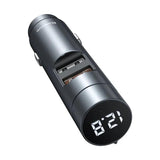 Baseus Energy Column Car Wireless MP3 Charger (PPS Quick Charger) Dark Grey (CCNLZ-C0G) - Planet Car Care