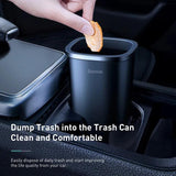 Baseus Dust-Free Vehicle-Mounted Trash Can Dustbin For Car (CRLJT-A01) - Planet Car Care