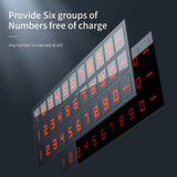Baseus Moonlight Box Series Temporary Parking Number Plate - Planet Car Care