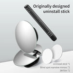 Baseus Full View Blind Spot Rearview Mirrors Black (ACMDJ-01) - Planet Car Care