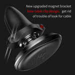 Baseus Magnetic Air Vent Car Mount Mobile Holder With Cable Clip - Planet Car Care