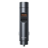 Baseus Energy Column Car Wireless MP3 Charger (PPS Quick Charger) Dark Grey (CCNLZ-C0G) - Planet Car Care