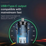 Baseus Circular Plastic Car Charger | PPS | USB A+C 2-In-1 30W Car Charger (CCALL-YS01)