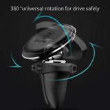 Baseus Magnetic Air Vent Car Mount Mobile Holder With Cable Clip - Planet Car Care