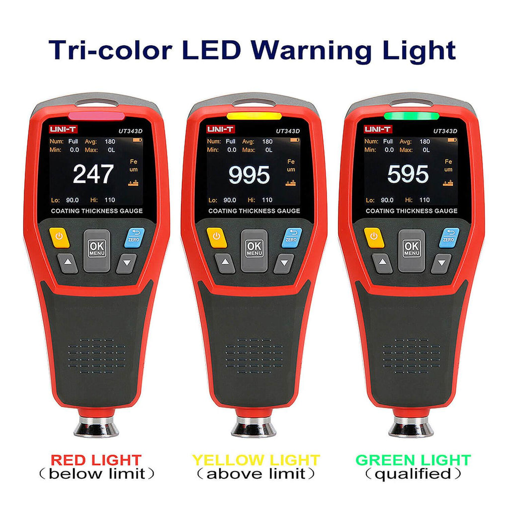 UNI-T Coating Thickness Gauge Digital DFT Meter - Planet Car Care