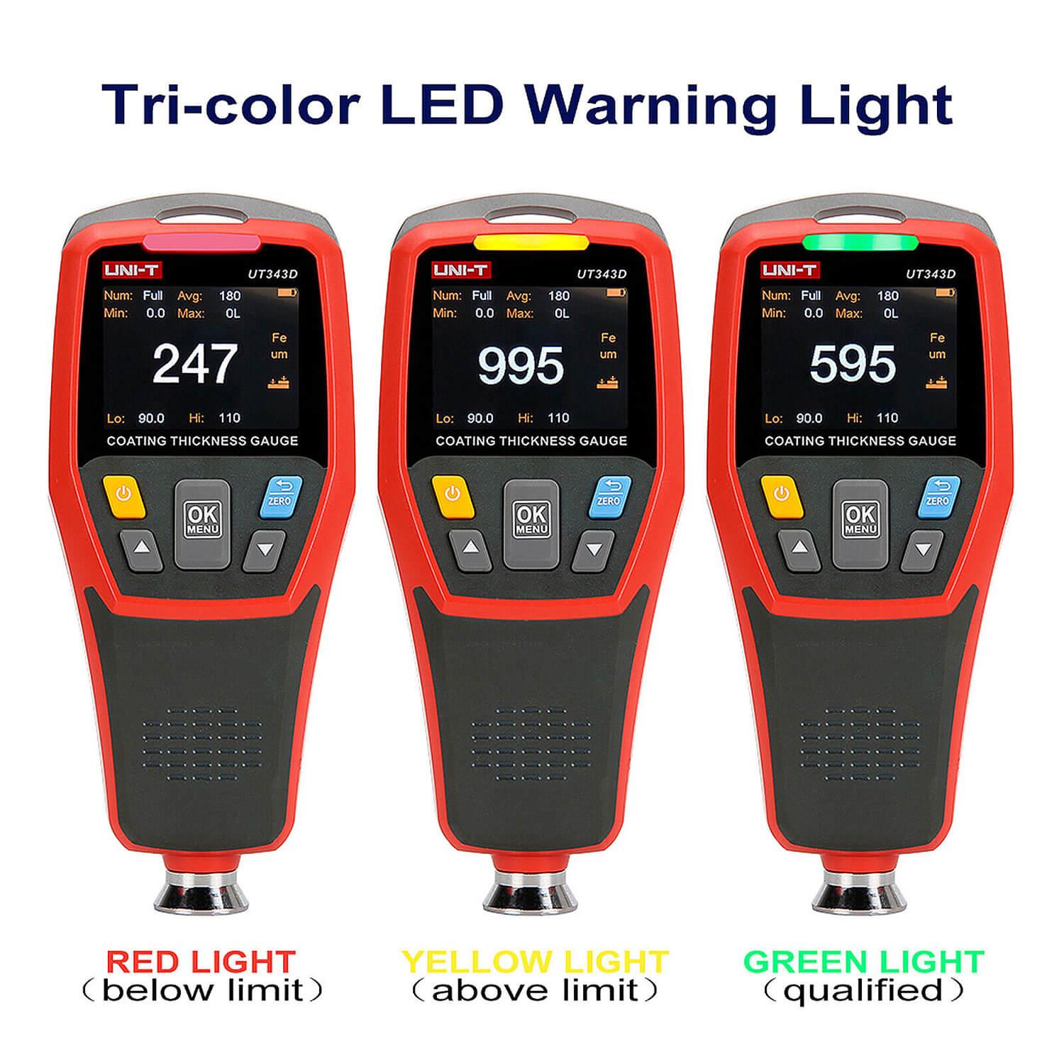 UNI-T Coating Thickness Gauge Digital DFT Meter - Planet Car Care
