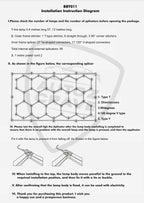 PCC 14 Hexagon LED Light, 16x8ft - 4000K Neutral Light