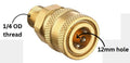 PCC D52 1/4" Male Thread to 1/4" Quick Connect Foam Lance Adapter For Pressure Washer Gun, Type 3