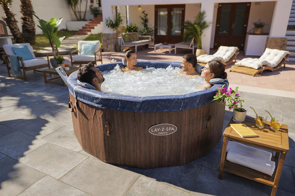 Bestway 6001W Lay-Z-Spa Toronto ThermaCore™ UltraFit™ AirJet™ Hot Tub Dia 75" Depth 30"/190cm x 76cm