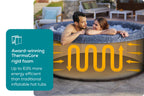 Bestway 6001W Lay-Z-Spa Toronto ThermaCore™ UltraFit™ AirJet™ Hot Tub Dia 75" Depth 30"/190cm x 76cm