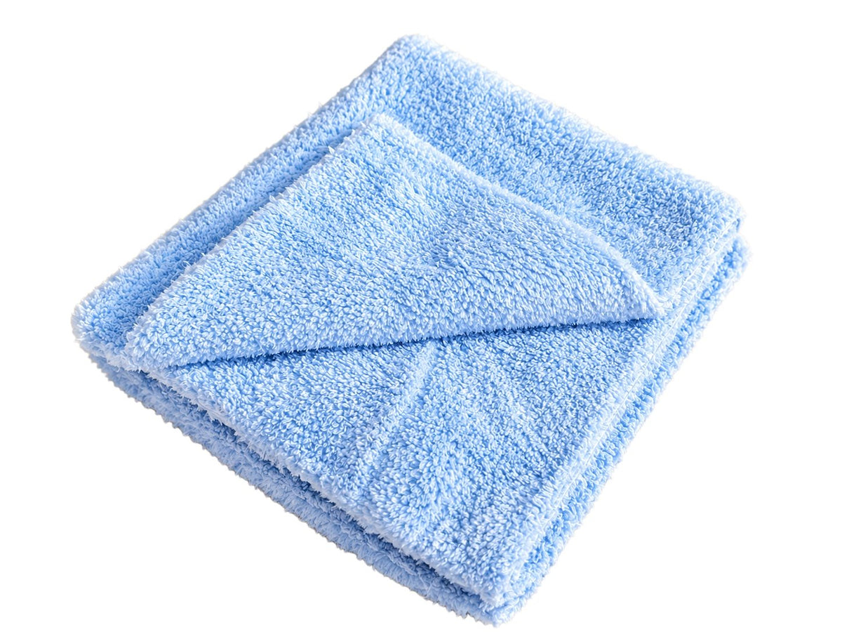 PCC Edgeless Microfiber Ultra Plush 550gsm, 40X40cm, Blue