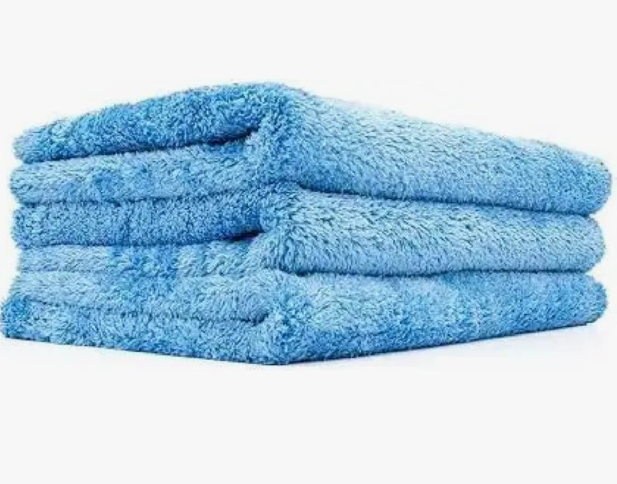 PCC Edgeless Microfiber Ultra Plush 550gsm, 40X40cm, Blue