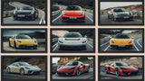 PCC Premium Framed Car Photography for Showroom Elegance, Set of 6