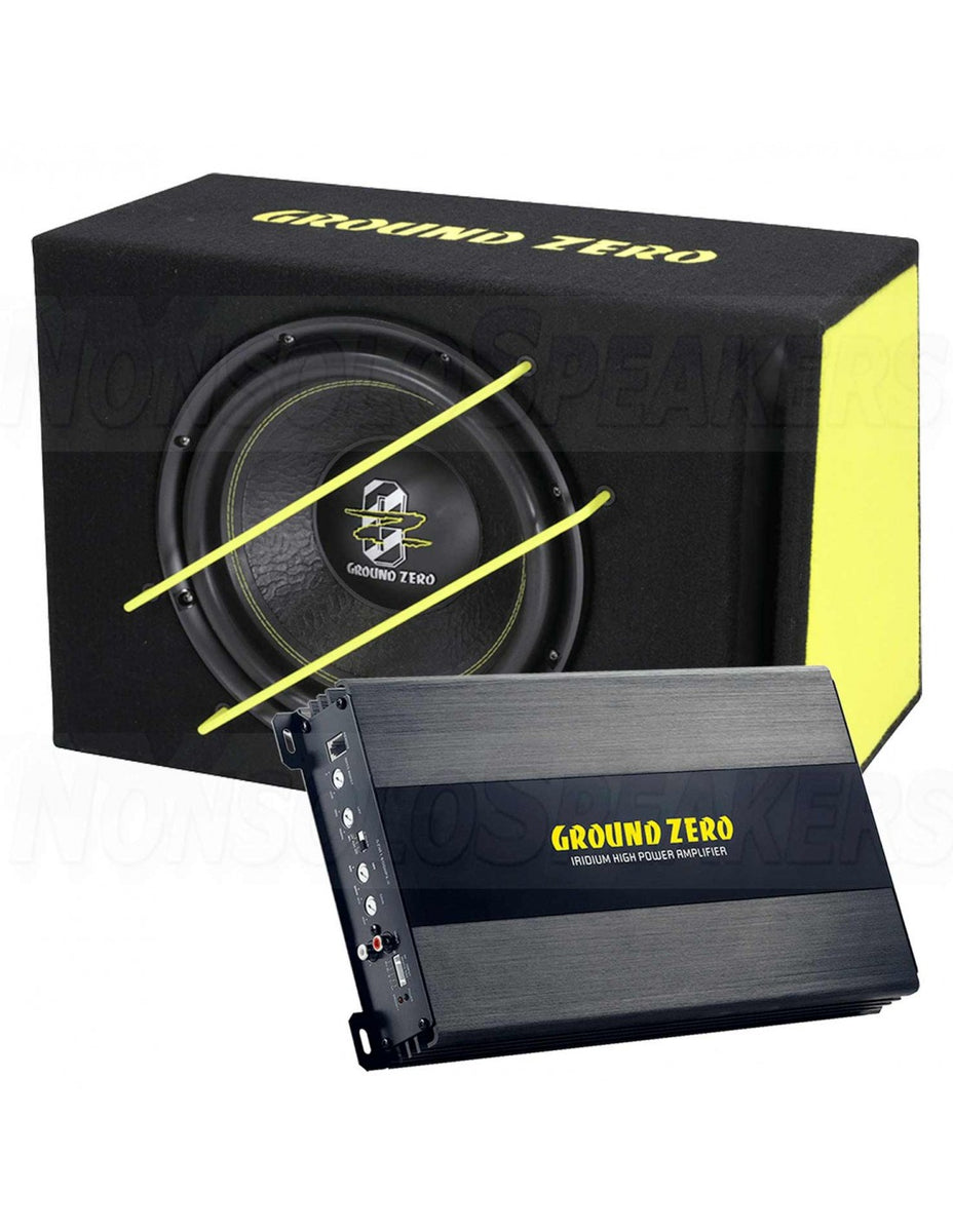GZIB 3000XSPL 30 cm / 12″ vented SPL subwoofer loaded enclosure Car Care
