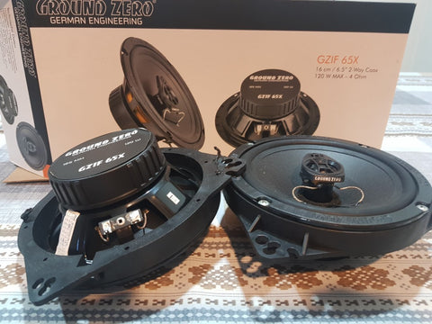 Ground Zero GZIF 65X 165 mm / 6.5″ 2-Way Coaxial Speaker System