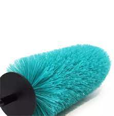 PCC Long Handle Alloy Wheel Brush, Dia 4"