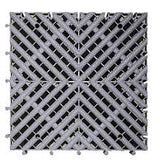 PCC Car Wash Floor Mat Tile, 40x40cm (1.72 sq. ft), Thickness 30mm, Type1 (4Way)