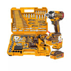INGCO HKTHP41723 20V Cordless Impact Wrench Tool Set (172 Pcs Kit)