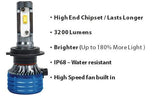 Blaupunkt 9005/HB3 LED Headlight Bulb 9X PRO, 35W, 6000K, Pair - Planet Car Care