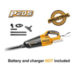INGCO CVLI2001 Cordless Li-Ion Car Vacuum Cleaner 20V - Battery & Charger Not Included - Planet Car Care