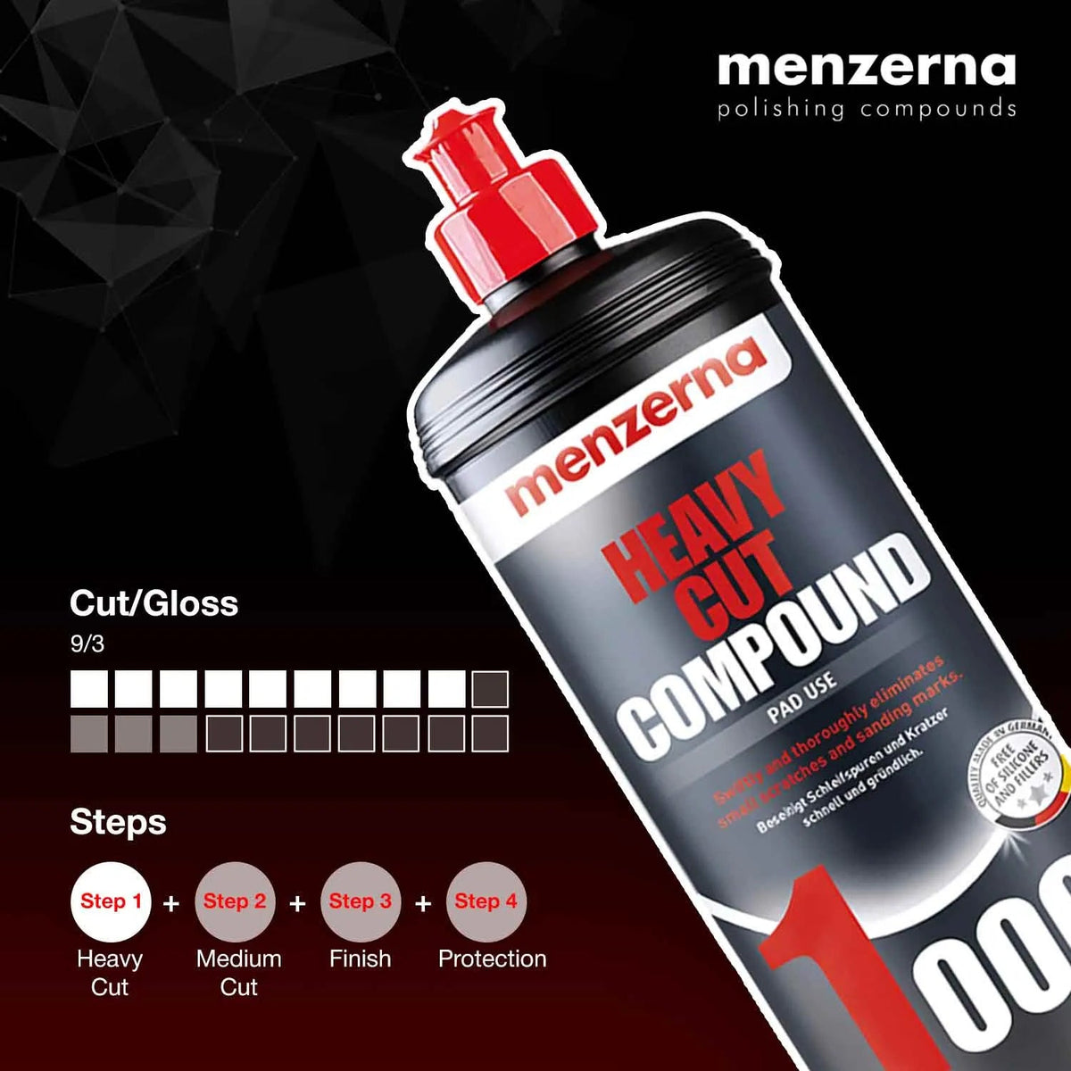 Menzerna Heavy Cut Compound 1000, 1kg