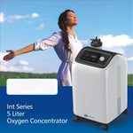 (Refurbished) Portable Oxygen Concentrator Machine with Real-Time Purity Display | 1–5 L/min