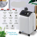 (Refurbished) Portable Oxygen Concentrator Machine with Real-Time Purity Display | 1–5 L/min