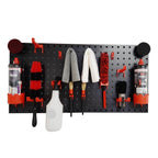 PCC Peg Board, Black, 90x40x2 cms - Planet Car Care