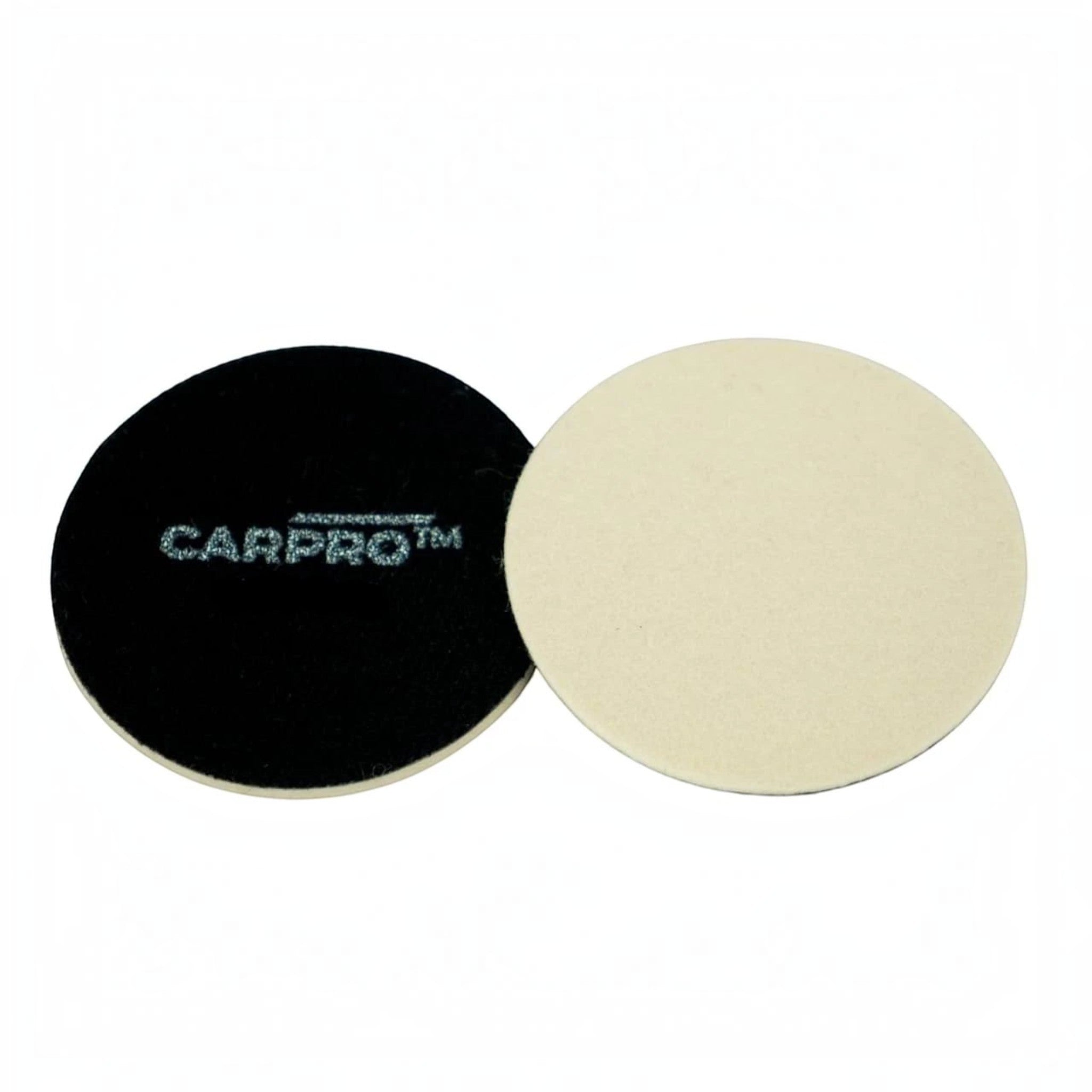 Planet Car Care CarPro 130mm rayon glass polishing pad for removing water spots and scratches from automotive glass