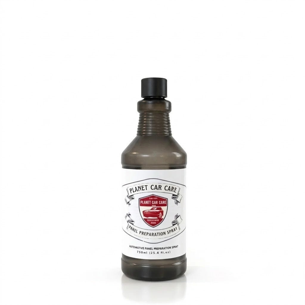 Planet Car Care EraseX 750ml panel preparation spray bottle for removing polishing oils and residues from car surfaces.