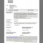 Planet Car Care SGS test report document for Puris Jade Quartz 9H ceramic coating hardness and chemical resistance