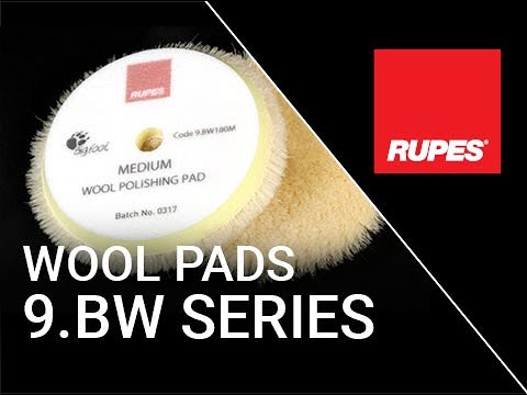 RUPES 9.NW130M Medium Wool Polishing Pad, 130/145 mm, 5"