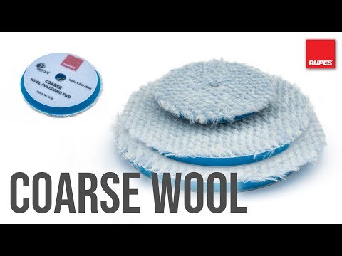 RUPES 9.NW80H Coarse Wool Polishing Pad, 80/90 mm, 3"