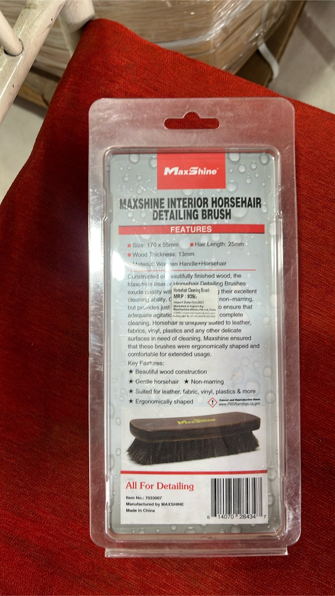 Maxshine Horse Hair Cleaning Brush