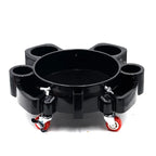 PCC Rolling Bucket Dolly Trolley with Stool (Bucket Not Included)