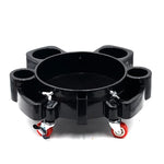 PCC Rolling Bucket Dolly Trolley with Stool (Bucket Not Included)