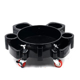 PCC Rolling Bucket Dolly Trolley with Stool (Bucket Not Included)