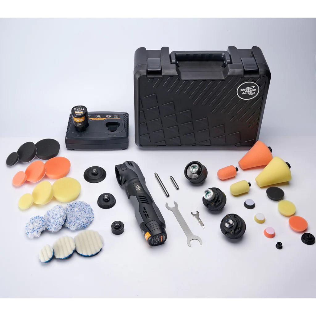 Shinemate EB210 Cordless Polisher Kit, 1.25 to 3" - Planet Car Care
