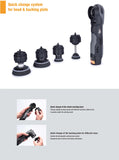 Shinemate EB210 Cordless Polisher Kit, 1.25 to 3" - Planet Car Care