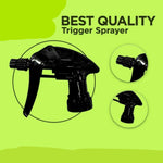 PCC Chemical Resistant Trigger For Spray Bottle, Canyon Type Black