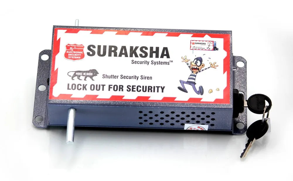 SURAKSHA SECURITY SYSTEMS Shutter Siren Non-GSM Anti Theft Device