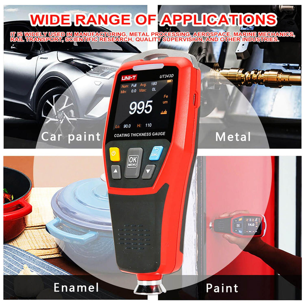 UNI-T Coating Thickness Gauge Digital DFT Meter - Planet Car Care