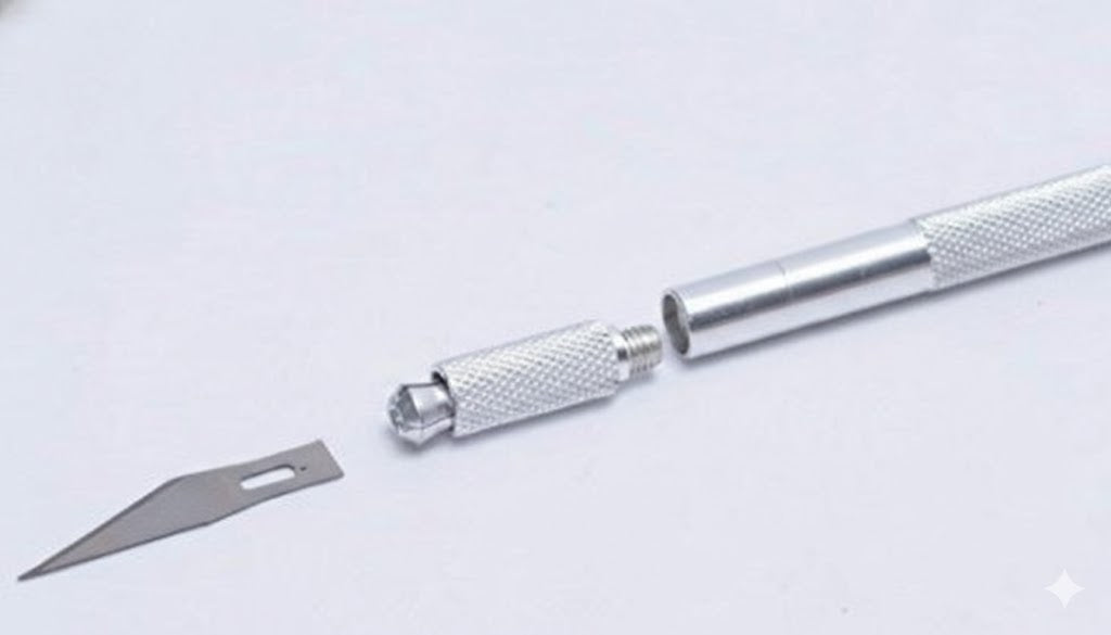 Protint X-Acto Knife – Silver Precision Craft Cutter
