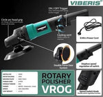 VIBERIS Heavy Duty Rotary Polisher VROG 6" - Planet Car Care