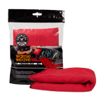 Chemical Guys Waffle Weave Glass And Window Microfiber Towel, Red 24"X16"