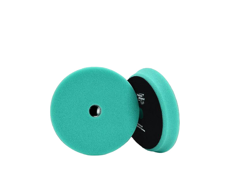 ShineMate T120 DA Green Heavy-Cut Foam Pad, Flat, 6/7" - Planet Car Care